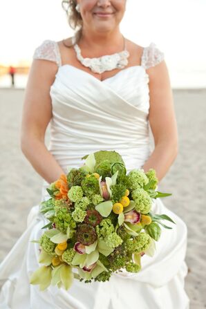 Green Bridal Bouquet