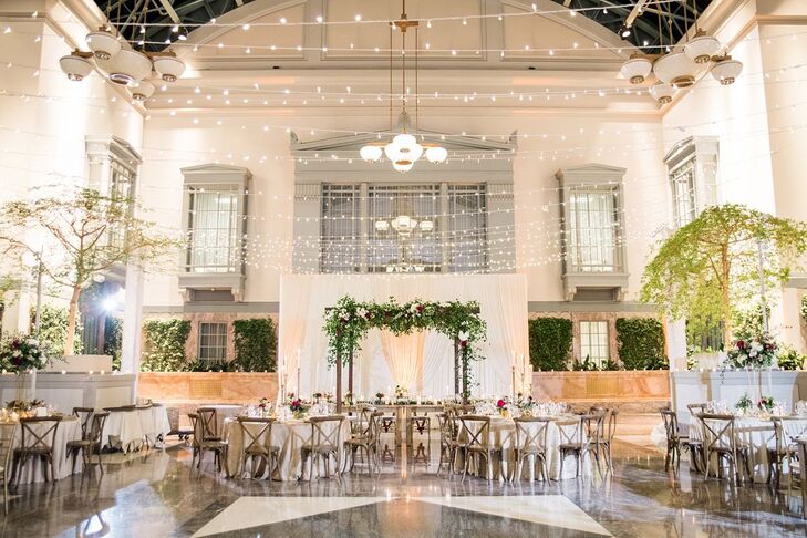 Elegant Wedding Reception at the Harold Washington Library Center in Chicago, Illinois