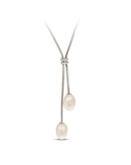 Kay Jewelers Cultured Pearl Lariat Necklace Sterling Silver Wedding Necklaces photo - 1