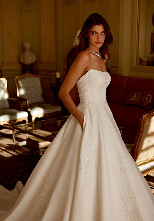 Justin Alexander Jordan A-Line Wedding Dress - 4