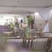 Shabby-Chic Wildflower Centerpieces and Rustic Chairs