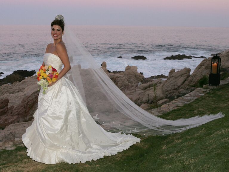 Tanya Callau's wedding dress
