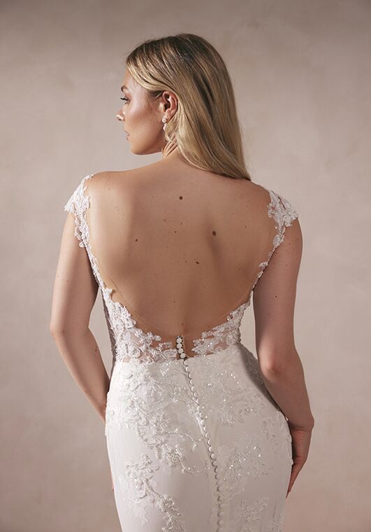 Adore by Justin Alexander Nahara Fit-and-Flare Wedding Dress - 4