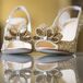 Gold Glitter Heels