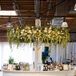 Suspended Vine, Amaranthus and Hydrangea Bar Floral Arrangement