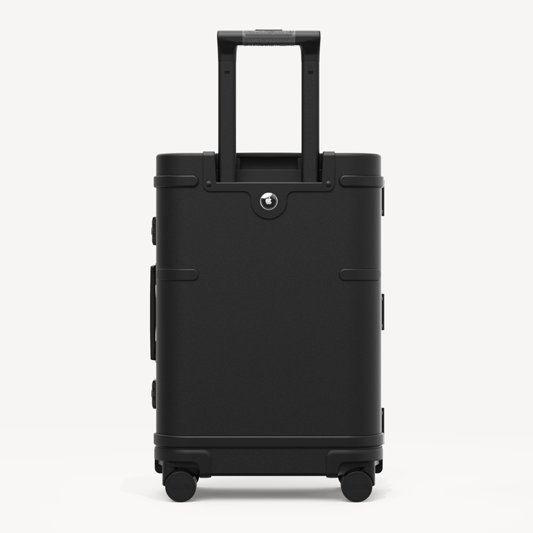 Black luggage for honeymoon gift idea for husband. 