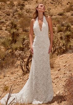 La Perle LP2605 Coraline Sheath Wedding Dress