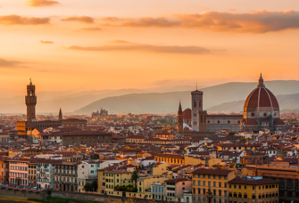 Skyline view of Florence with Duomo