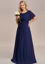 Ever-Pretty ES01840 Scoop Bridesmaid Dress - thumbnail - 1