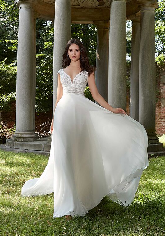 Morilee by Madeline Gardner/Blu Polly, 4157 A-Line Wedding Dress - 4