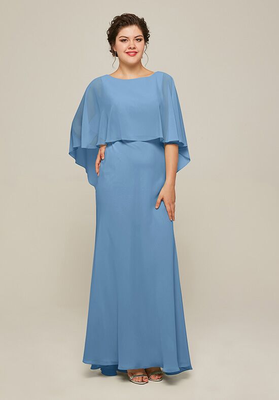 AW Bridal AW Adina Dress Blue Mother Of The Bride Dress - 1