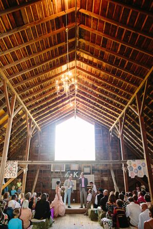 Rustic Barn Ceremony