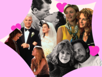 Collage of romcoms