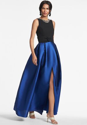Sachin & Babi Monica Gown - Blue/Black Blue Mother Of The Bride Dress