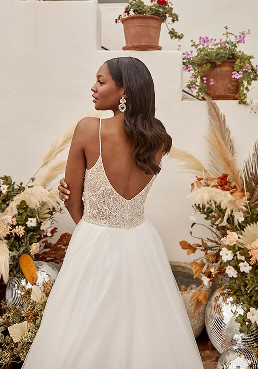 Beloved by Casablanca Bridal BL337-1 Emerald A-Line Wedding Dress - 4