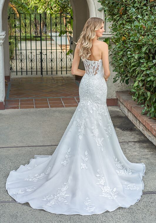 Jasmine Couture SIMONE Fit-and-Flare Wedding Dress - 4