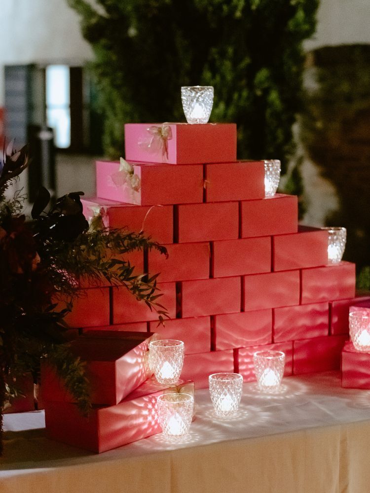 boxed wedding favors