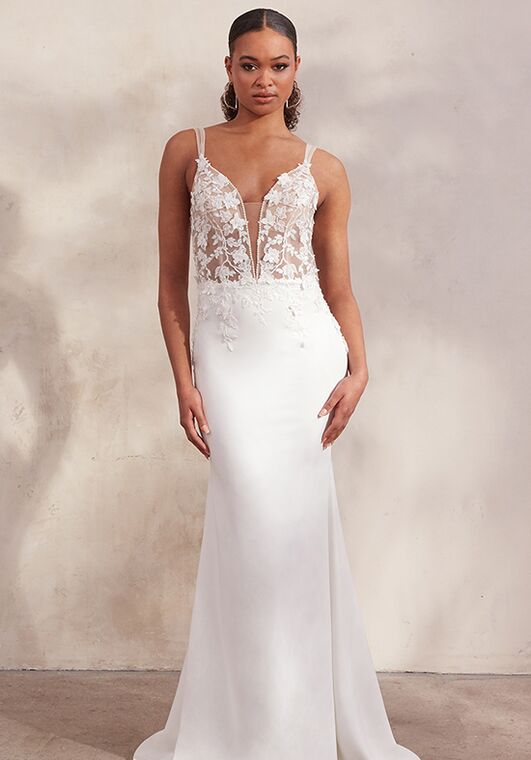 Adore by Justin Alexander Solara Fit-and-Flare Wedding Dress - 4