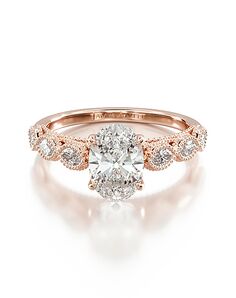 James Allen 17484 Gold Engagement Ring | The Knot