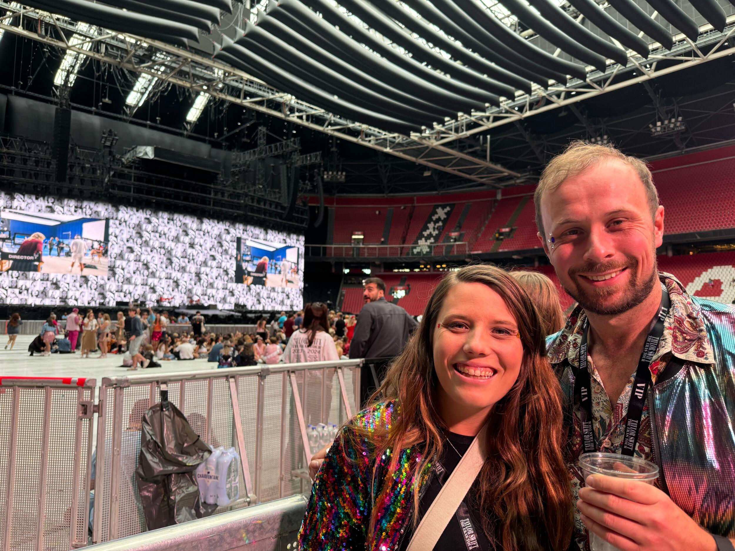The greatest gift Aly ever gave Chris: securing Taylor Swift concert tickets over a year in advance. A very foolproof way to ensure a relationship retention strategy ;) 
