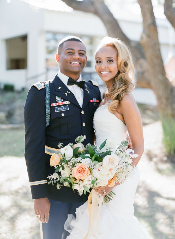Bride and Groom Portraits During Wedding at The Ivory Oak in Wimberley, Texas