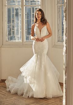 Moonlight Couture H1501 Mermaid Wedding Dress