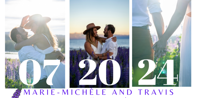 Marie-Michèle & Travis Home Page Banner