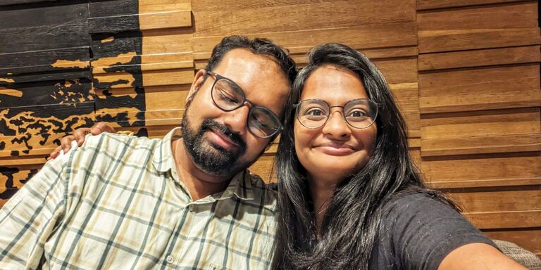 Ria & Vignesh Home Page Banner