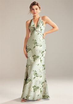 AW Bridal AW Largo Dress V-Neck and Plunge Bridesmaid Dress