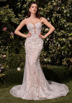 Ladivine CD793W Mermaid and Trumpet Wedding Dress