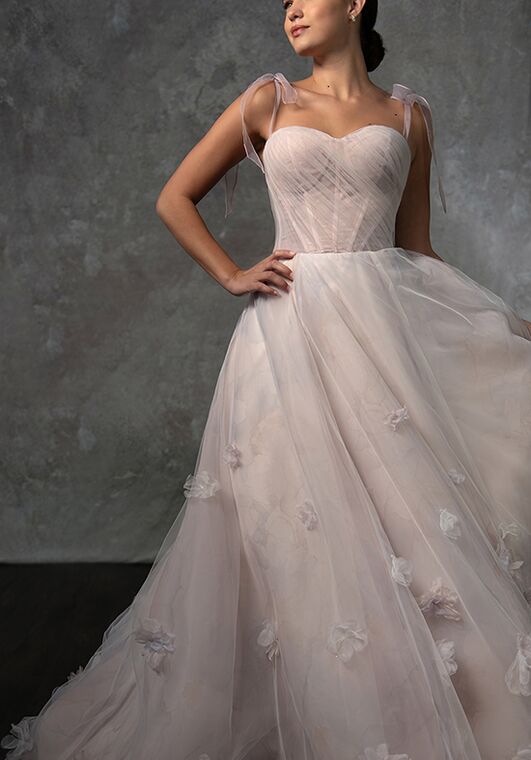 Essense of Australia D4320 A-Line Wedding Dress - 4