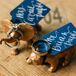 Gold Animal Escort Cards with Calligraphed Tags