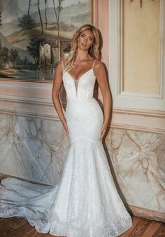 Abella Lynx- E408 Fit-and-Flare Wedding Dress