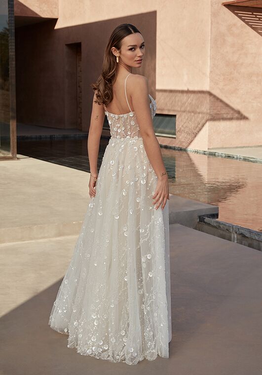 Adore by Justin Alexander Mattie A-Line Wedding Dress - 6