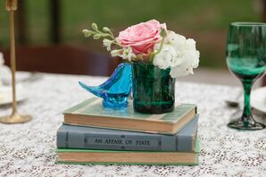 Antique Book Centerpiece
