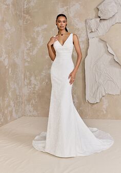 Justin Alexander Signature Bradstreet Fit-and-Flare Wedding Dress