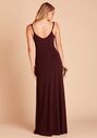 Birdy Grey Jay Crepe Dress in Cabernet V-Neck Bridesmaid Dress - thumbnail - 3