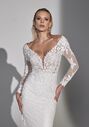 Justin Alexander Signature Lola Fit-and-Flare Wedding Dress - thumbnail - 3