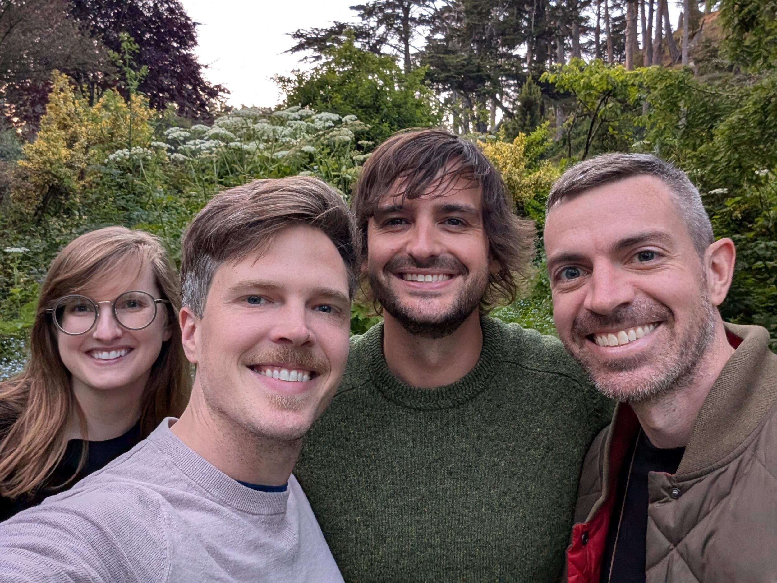 Legal union: check!  Officiated by Reverend Chris and Witness "Doctor Wife" Elle in a little cove of Golden Gate Park.