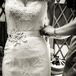 Marisa Bridal Lace Dress with Beaded Floral Belt