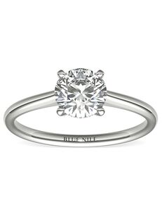 Blue Nile Round Cut Engagement Ring