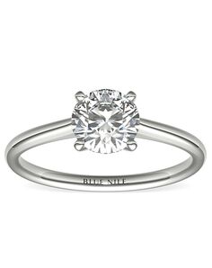 Blue Nile Round Cut Engagement Ring