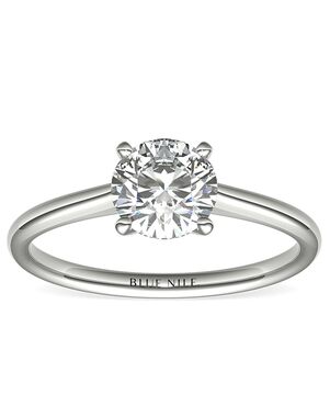 Blue Nile Round Cut Engagement Ring