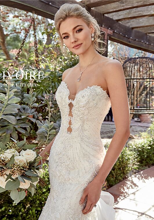 IVOIRE by KITTY CHEN EVITA, V1901 Ball Gown Wedding Dress - 2