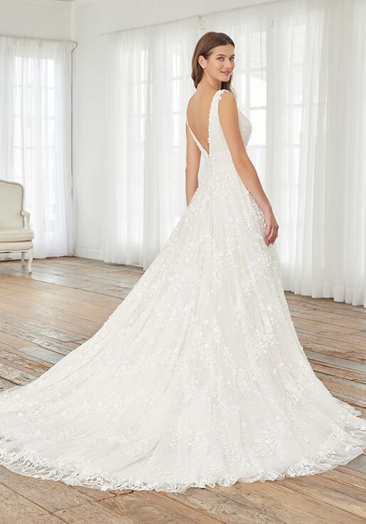 Adrianna Papell Platinum 31241 A-Line Wedding Dress - 3