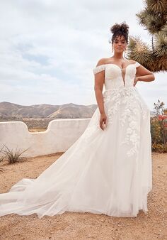 Beloved by Casablanca Bridal BL433C Penny A-Line Wedding Dress