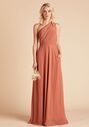 Birdy Grey Kira Dress in Terracotta One Shoulder Bridesmaid Dress - thumbnail - 1