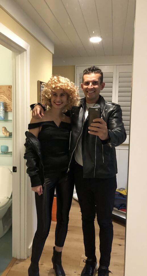 First Halloween as a couple… Can you guess who we are?!