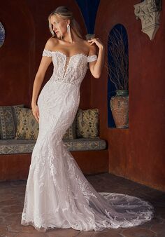 Casablanca Bridal 2554 Rochelle Fit-and-Flare Wedding Dress