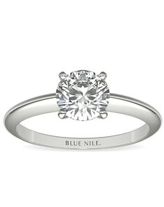 Blue Nile Round Cut Engagement Ring